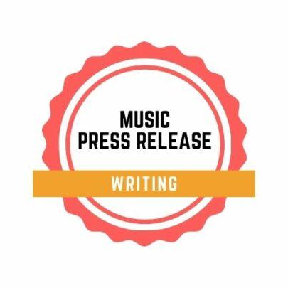 67289Music press release writing service