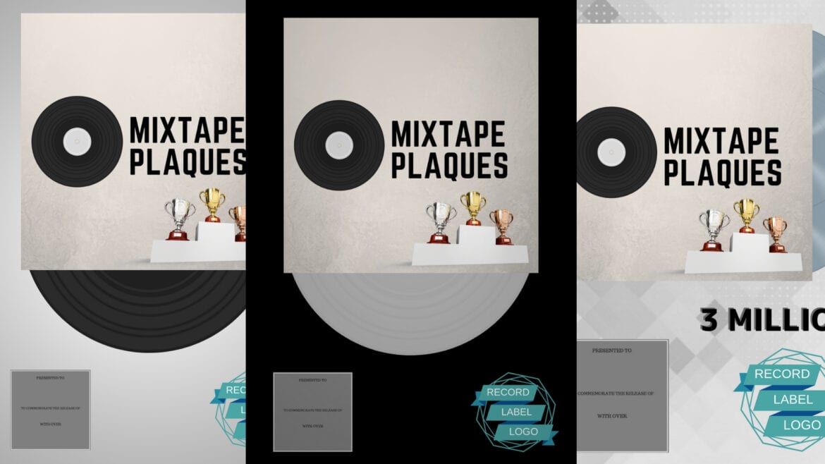 392Make a digital album ep or mixtape plaque