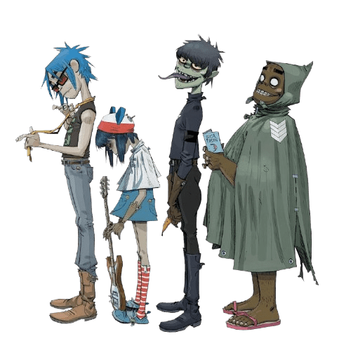 Faceless music artist: Gorillaz