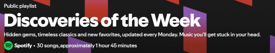 Playlists algorithm based  on Spotify - Boost music career