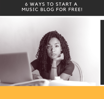 6 ways to start a music blog for free
